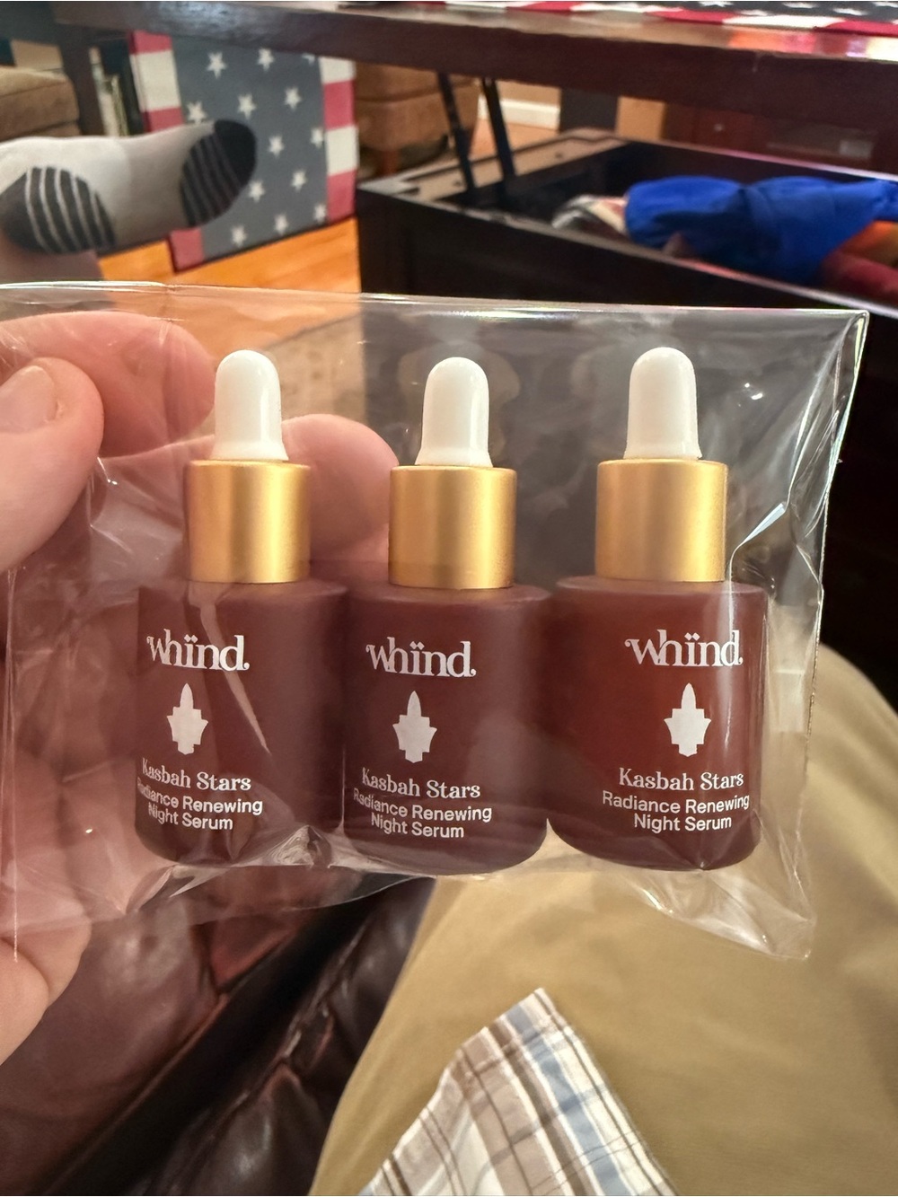 Whind Radiance Renewing Night Serum -  (3-Pack 10 ML EACH .38oz ea) $85 MSRP